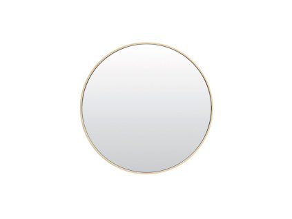 Zrkadlo Ø116 cm ESPEJO sklo číre+krémové