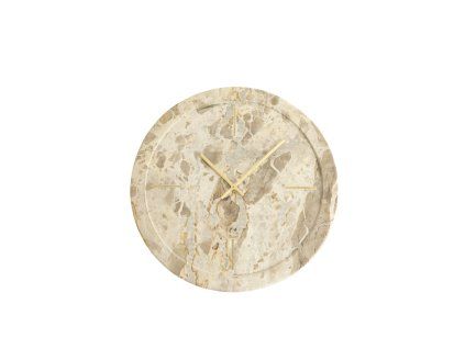 Hodiny Ø48 cm SISTELO taupe mramor