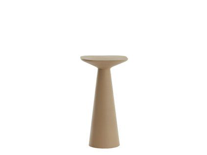 Príručný stolík 28x28x53 cm ABALA matná taupe