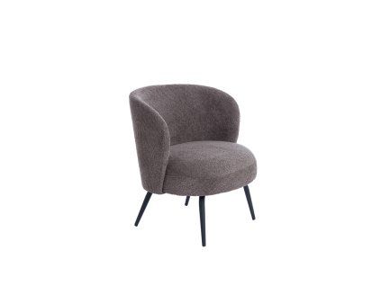 Stolička 68x67x72 cm DIEYDA hnedo-čierna