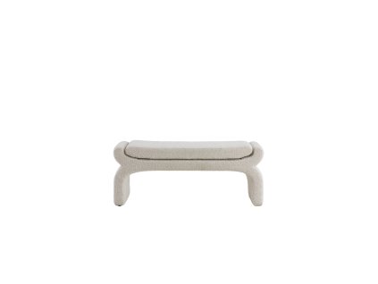 Puf 119x45x48 cm NAFYA buclé krém