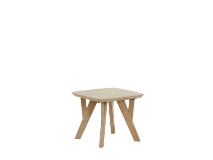 Príručný stolík 44x44x36 cm QUENZA mangové drevo prírodné