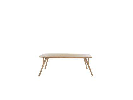 Jedálenský stôl 220x100x76 cm QUENZA mangové drevo prírodné