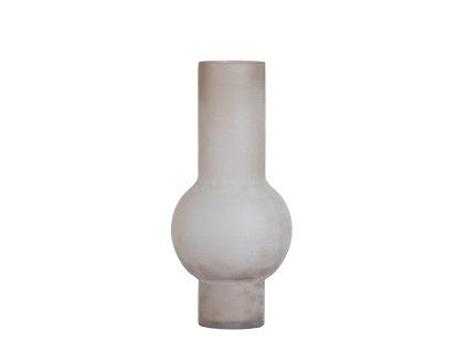 Váza Ø29x63,5 cm LAZARO sklo matné svetlohnedé