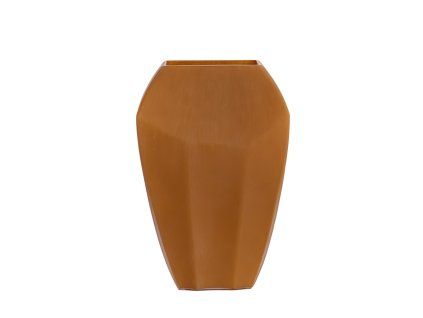 Váza 30x16x44,5 cm VIONNA sklo karamelové