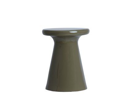 Príručný stolík Ø40x51 cm TABOA lesklá taupe