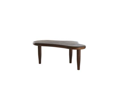 Konferenčný stolík 102x64x42 cm CANZO drevo matná hrdzavá farba