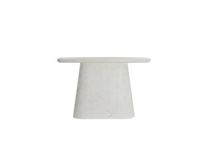 Konzola 120x40x78 cm HAMURA terazzo biela
