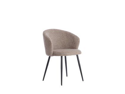 Jedálenská stolička 58x58x78 cm RADAJA taupe+čierna