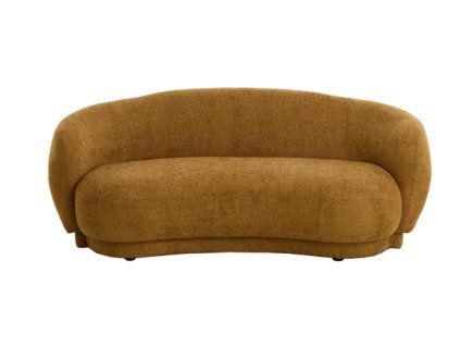 Pohovka 191x93x73 cm UVITA okrovo žltá