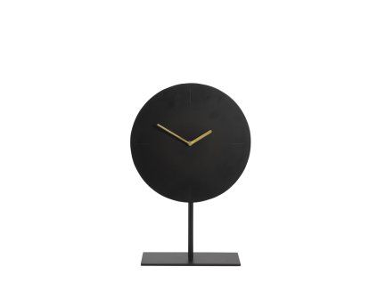 Hodiny na podstavci 30x10x45,5 cm WAIWO matné čierno-zlaté