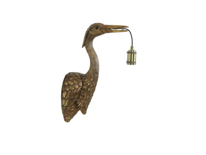 Nástenná lampa 29,5x16x48 cm CRANE antický bronz
