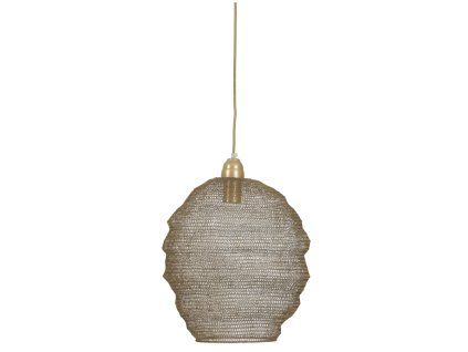 Závesná lampa Ø38x42 cm NINA drôt antický bronz