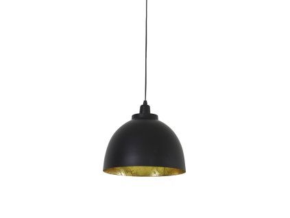 Závesná lampa Ø30x26 cm KYLIE čierno-zlatá