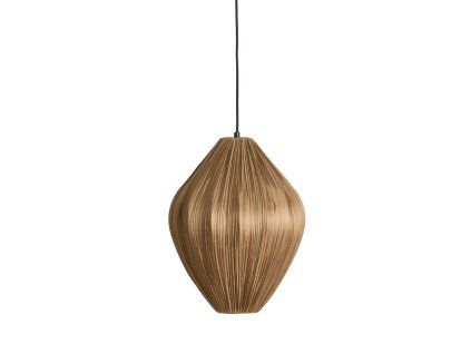 Závesná lampa Ø36x44 cm VERITA bronzovo-hnedá