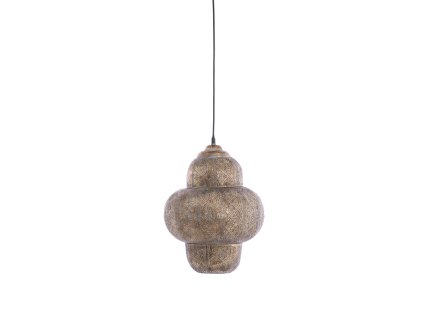Závesná lampa Ø30,5x41 cm RYOTA hnedozlatá