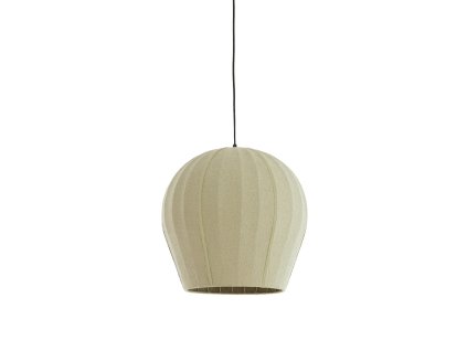 Závesná lampa Ø44x42 cm ZAGORI bouclé mätovo zelená