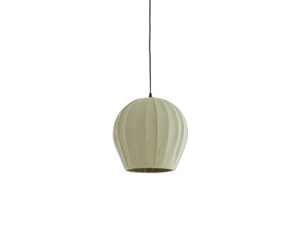Závesná lampa Ø35x33 cm ZAGORI bouclé mätovo zelená