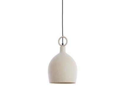 Závesná lampa Ø24x39 cm ROSERO piesková+svetlohnedá bodkovaná