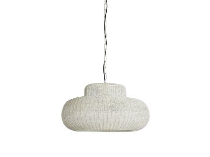 Závesná lampa Ø59x31,5 cm PIEDRA krémová