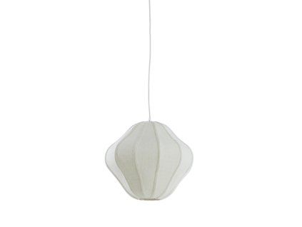 Závesná lampa Ø38,5x32 cm SUKAU ľanová krémová