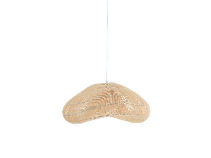 Závesná lampa 65x64x30,5 cm JANZUR ratan prírodná