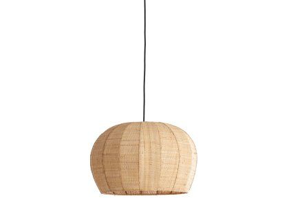 Závesná lampa Ø42x27 cm RAFAELLA rafia prírodná