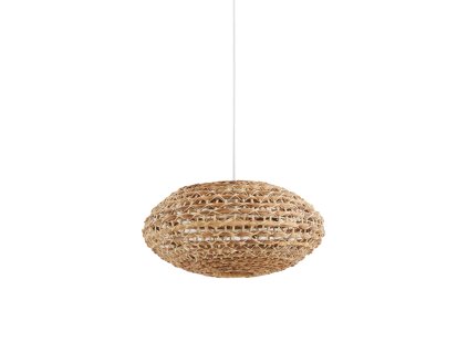 Závesná lampa Ø50x23,5 cm TRIPOLI ratan prírodná