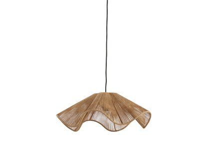 Závesná lampa Ø48x19 cm FODARA juta prírodná