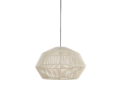 Závesná lampa Ø49x30 cm DEYA krémová