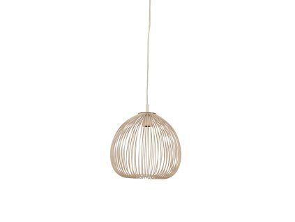 Závesná lampa Ø34x35 cm RILANA matná béžová