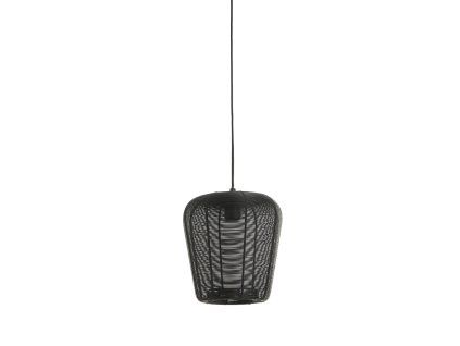 Závesná lampa Ø23x25 cm ADETA matná čierna