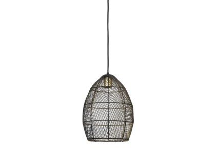 Závesná lampa Ø23x31 cm MEYA čierno-zlatá