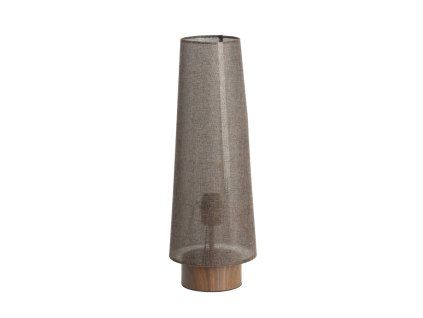 Stolová lampa Ø19x52,5 cm HOWIE drevená potlač d hnedá+tmavohnedá