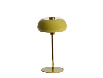 Stolová lampa Ø26x47 cm SURIN lesklá olivovozelená+zlatá