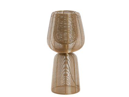 Stolová lampa Ø24x54 cm ABOSO svetlo zlatá