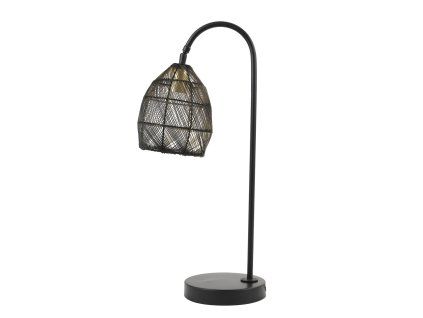 Stolová lampa 23x18x60 cm MEYA matná čierna+zlatá