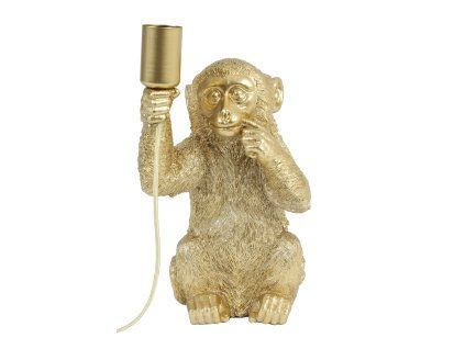Stolová lampa 20x19,5x34 cm MONKEY zlatá