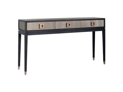 Konzola Bloomville mosadzná shagreen