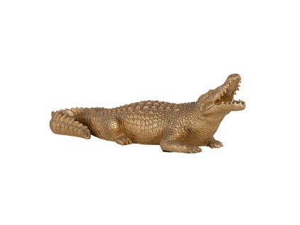 Dekoratívny predmet Krokodílie zlato