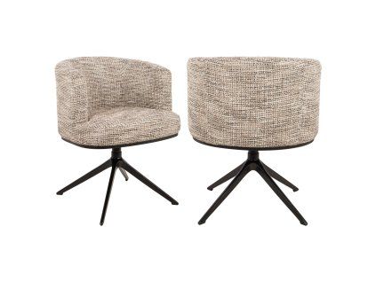 Jedálenská stolička Cheyenne trendy natural otočná