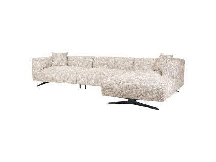 Pohovka Hoxton trendy nature 3-miestna + ležadlo pravá