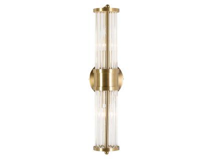 Nástenná lampa Lyan, brúsená zlatá
