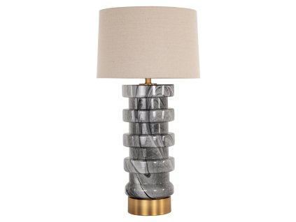 Stolová lampa Jaylee čierna/biela