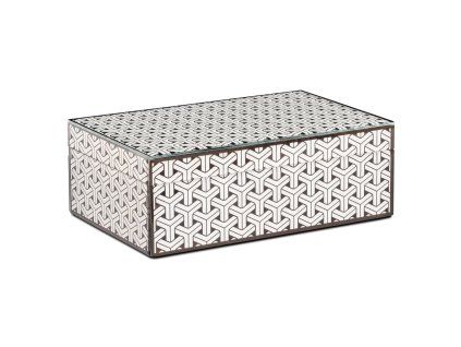 Úložný box Feliz čierno-biely veľký