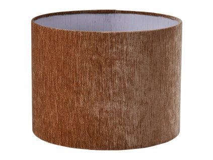 Tienidlo na lampu Ziba Be rovné mocha mousse 40Ø