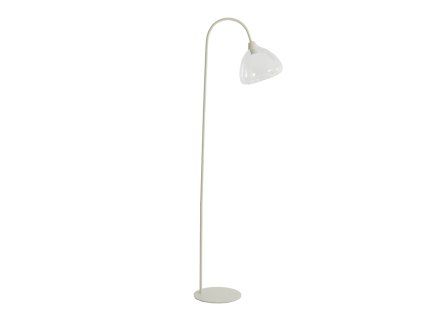 Stojaca lampa 47x28x160 cm BISHO sklo číre+krémové