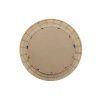 Zrkadlo Ø109,5x4,5 cm PIEDRE ratan natural
