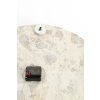 Hodiny Ø48 cm SISTELO taupe mramor