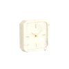 Hodiny 20,5x6x20,5 cm PABLIA mramor biely